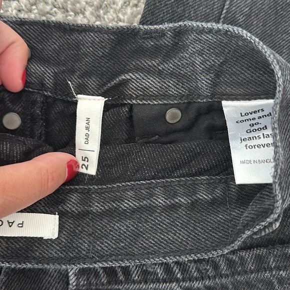 Black Pacsun Dad Jean with Holes in the Knee - Picture 6 of 6